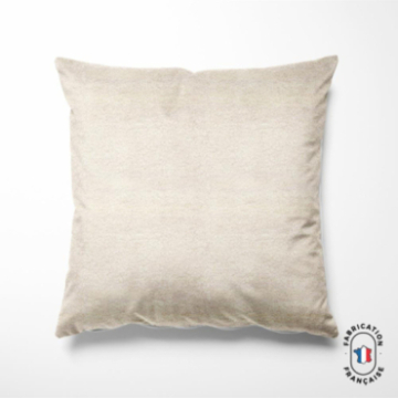 Coussin en tissu mouton HANS Ecru