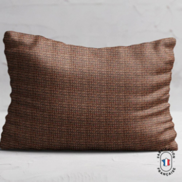 Coussin en tweed