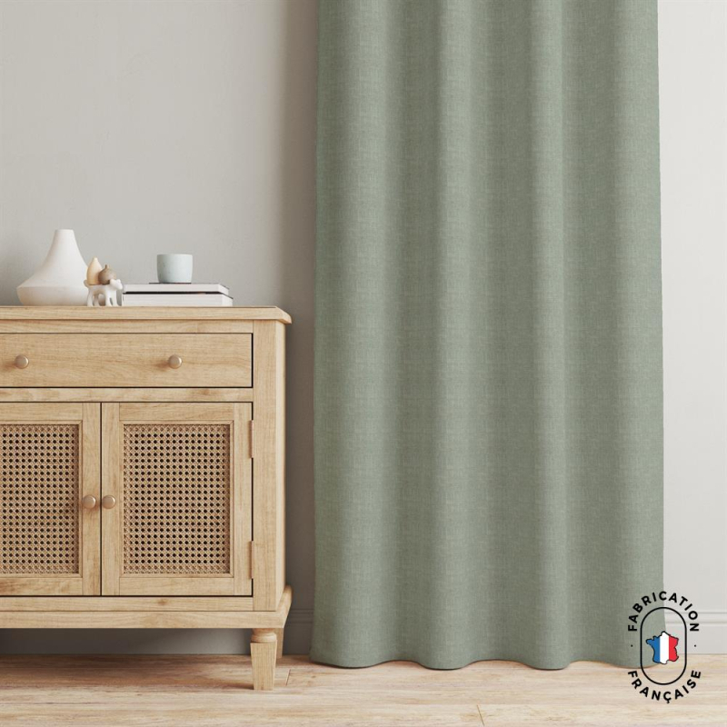 Rideau effet lin couleur pastel Houle