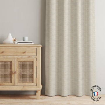 Rideau effet lin tamisant HISTOIRE col. Ecru