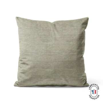 Coussin en velours STRATE carré