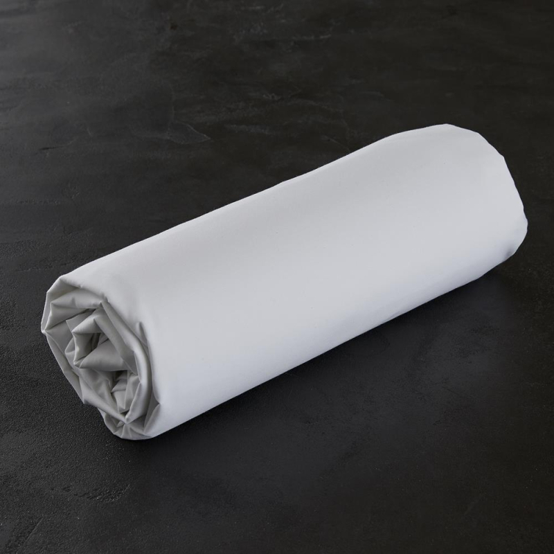 Drap housse 90x190 en percale Sélène roulé
