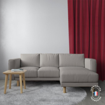 Rideau Dolly coloris Cerise salon