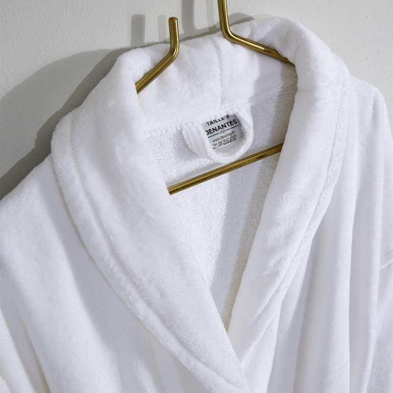 Peignoir hôtel velours taille M