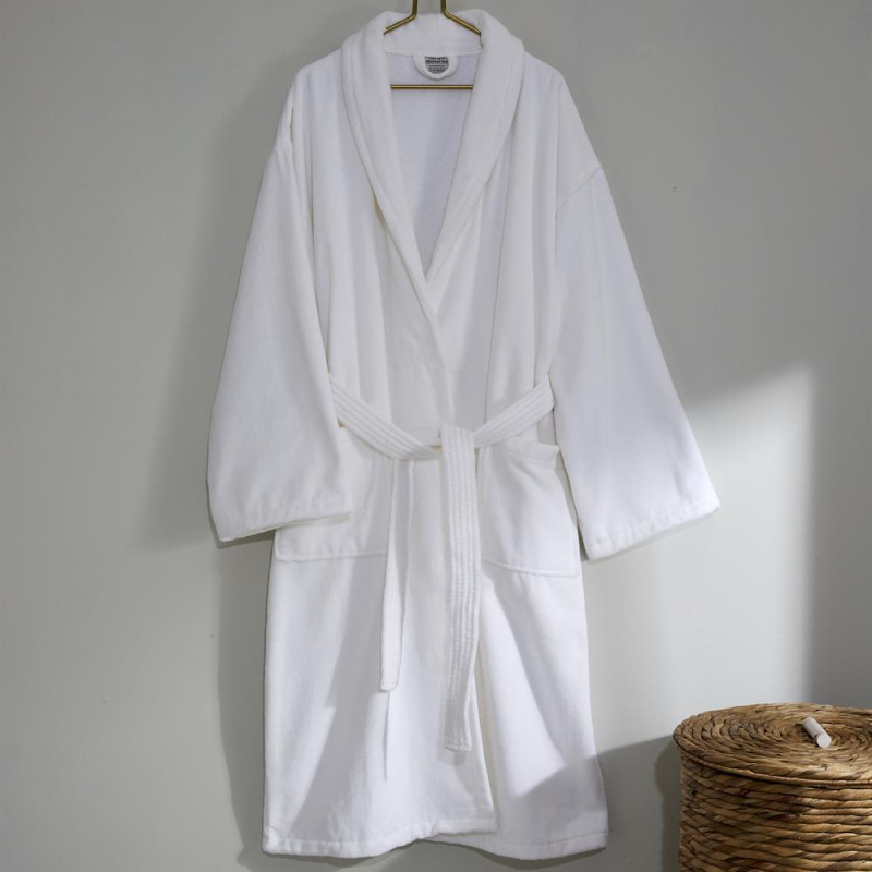 Peignoir hôtel velours taille M