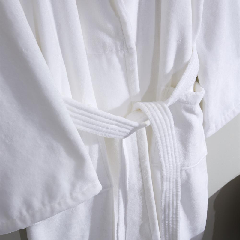 Peignoir hôtel velours taille M