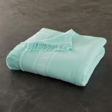 Fouta bleu turquoise 90x200 cm