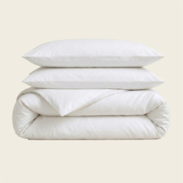 Parure en coton blanc SELENE