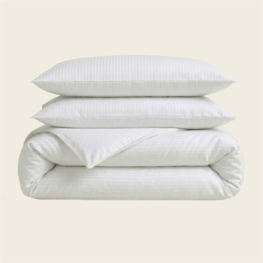 Parure en coton à fines rayures MORPHEA