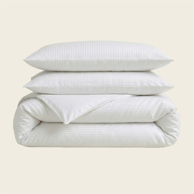 Parure en coton à fines rayures MORPHEA