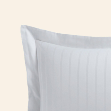 Taie d'oreiller à rayures HYPNOS