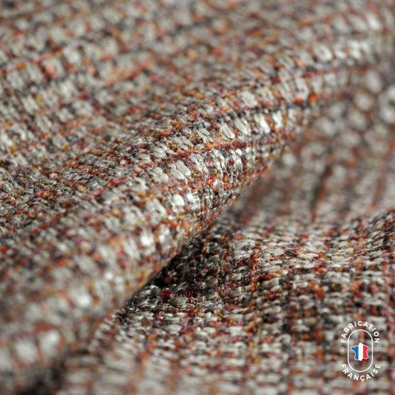 Rideau en tweed Hadrien