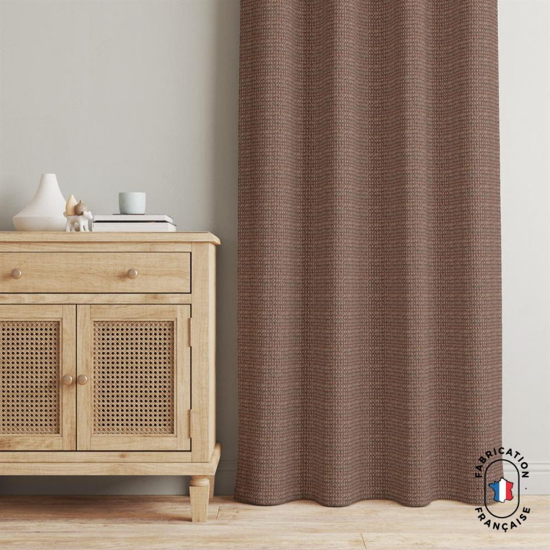 Rideau en tweed Hadrien