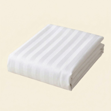Drap plat Nemesis satin à rayures zoom