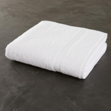 Maxi drap de bain blanc 100x150 500g Luxe packshot