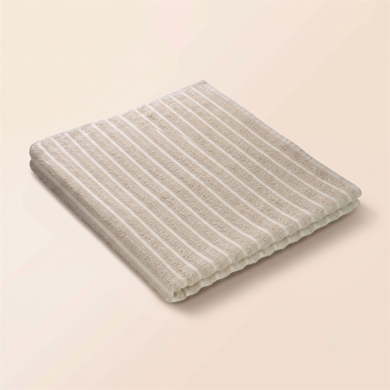 Drap de bain Brehat à vagues 400 g 100x180 cm