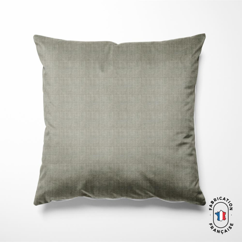 Coussin en velours texturé