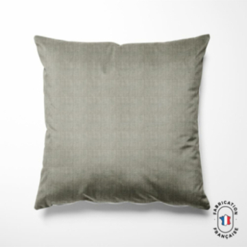 Coussin en velours texturé