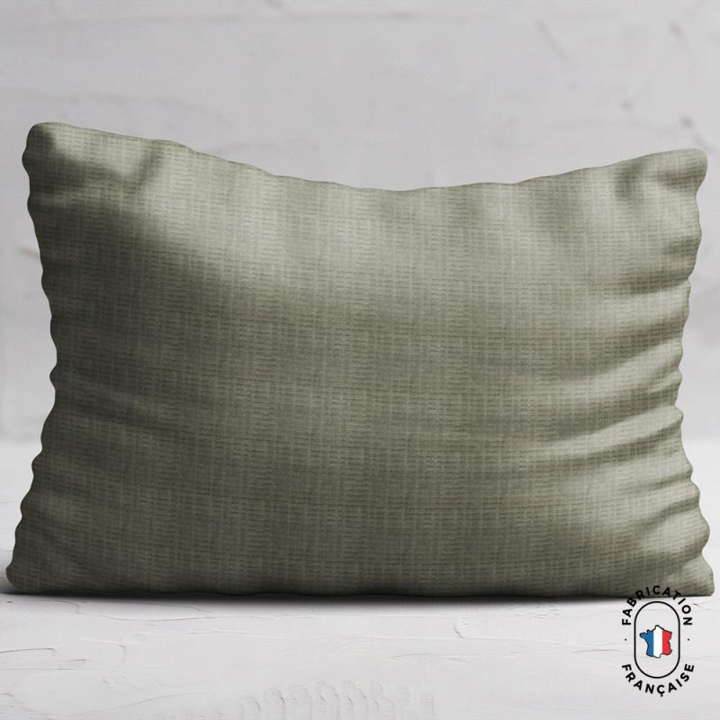 Coussin en velours texturé