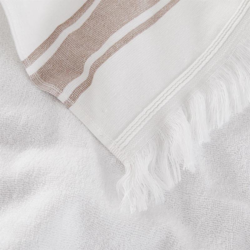 Fouta blanc 90x200 cm