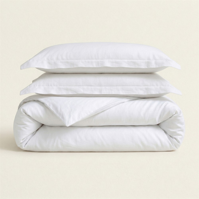 Parure coton blanc HEMERA