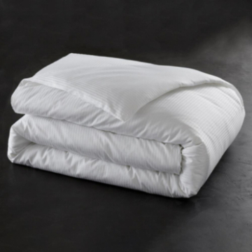 Housse de couette satin rayée 200x200 Morphea