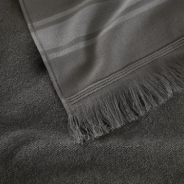 Fouta gris 90x200 cm