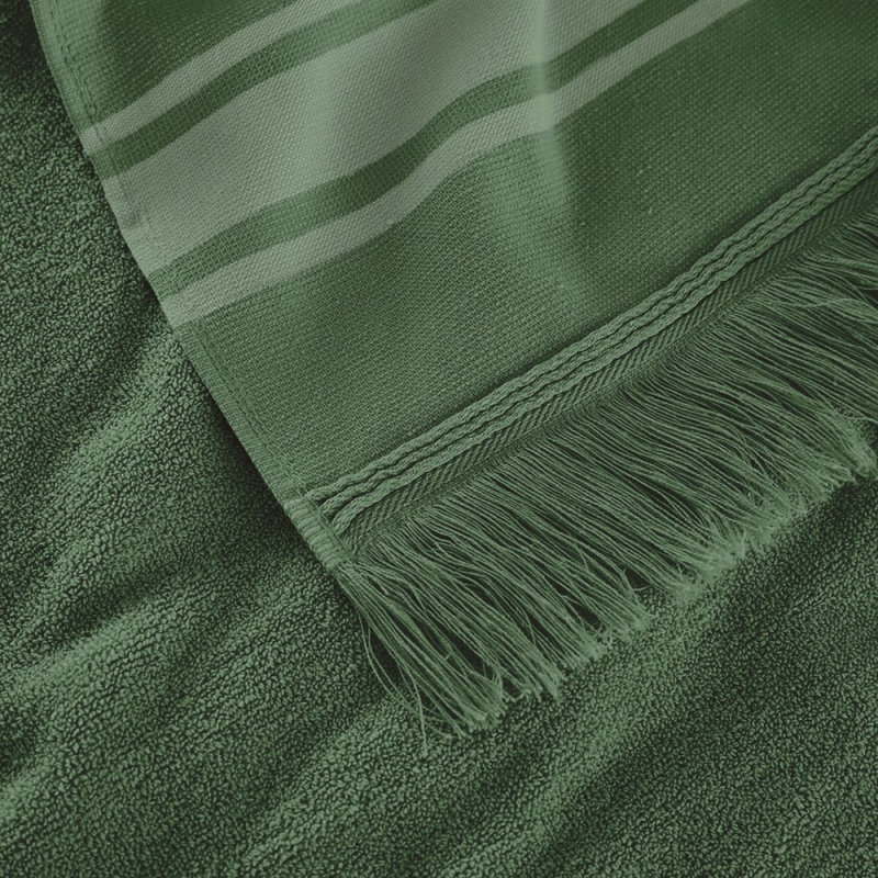 Zoom fouta coloris Olive