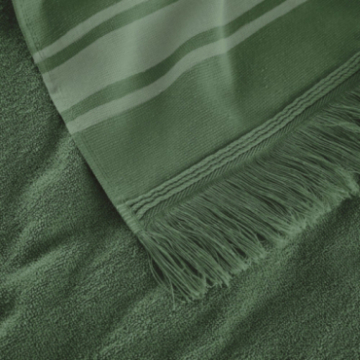 Zoom fouta coloris Olive