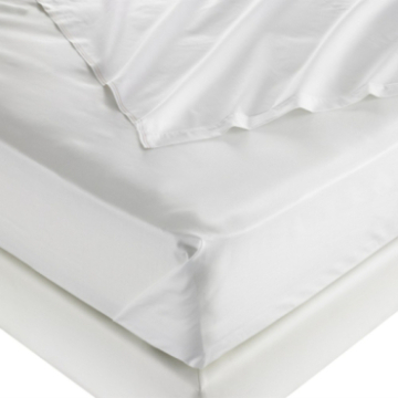 Drap plat 190x310 cm HEMERA 100% coton zoom matière