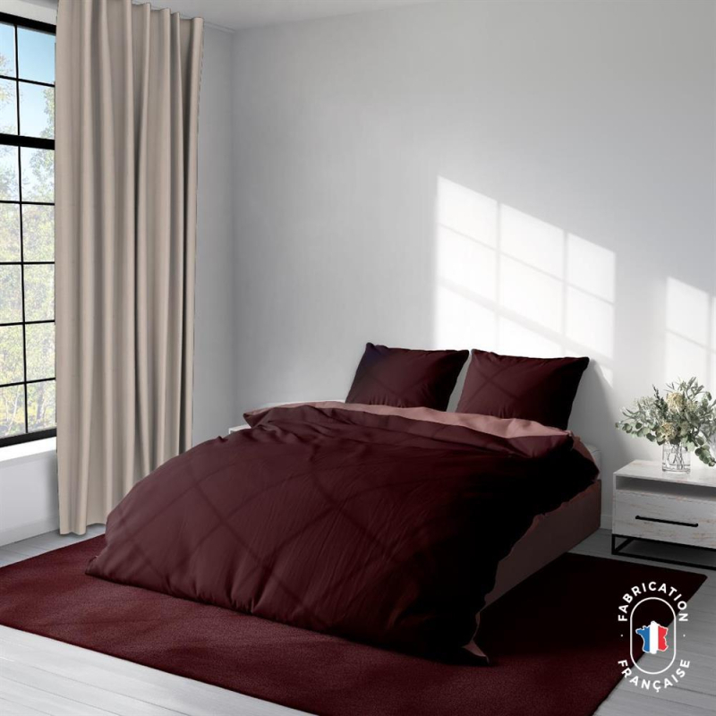 Rideau Dolly coloris Grège chambre