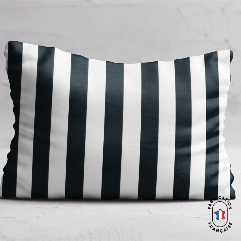 Coussin à rayures