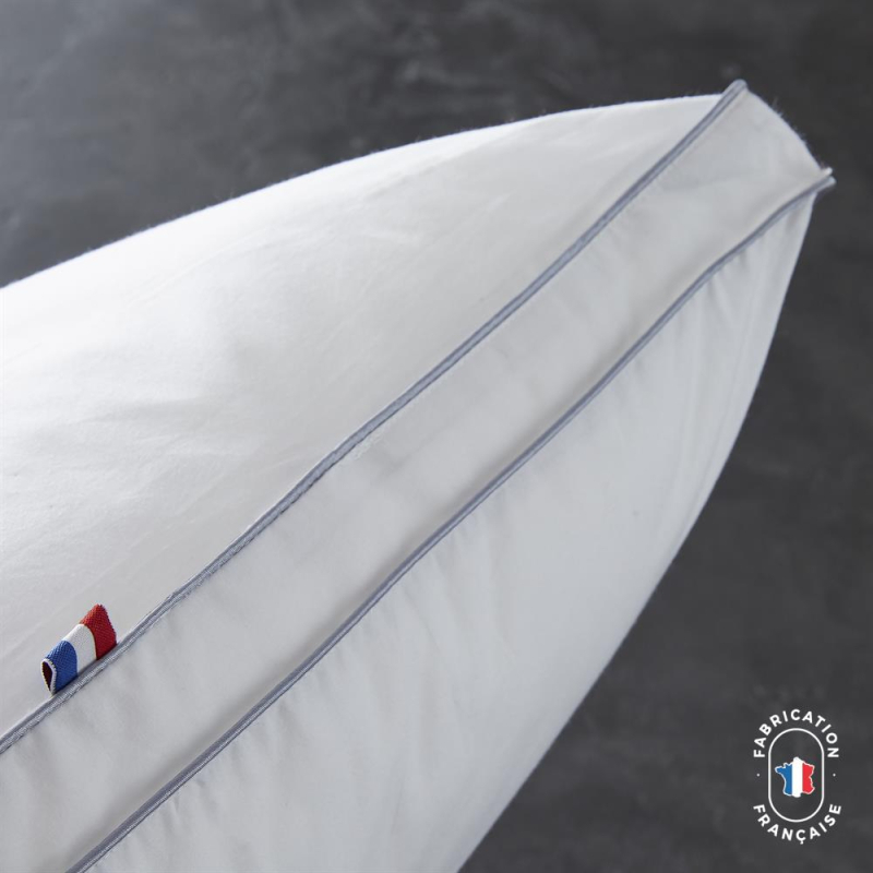 Confection France Oreiller moelleux Beluga 45x70 cm